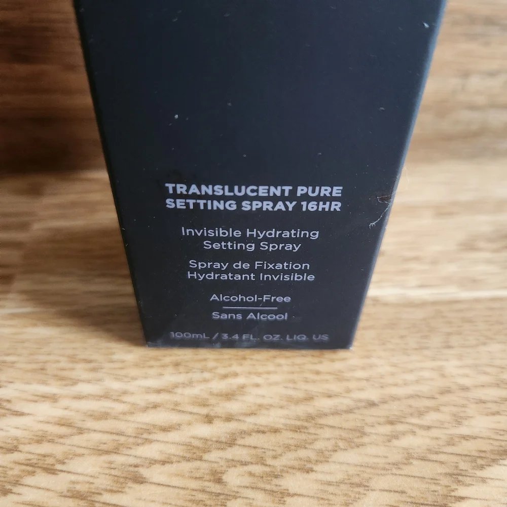 NWT Laura Mercier Translucent Pure Setting Spray 16hr